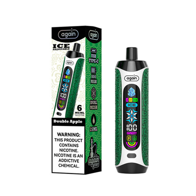 again grace Direct To Lung Vape Ice Control 3 Level and 6 Mg Nicotine Level for Intense Vaping Experience