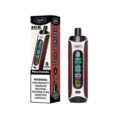 again grace Direct To Lung Vape Ice Control 3 Level and 6 Mg Nicotine Level for Intense Vaping Experience