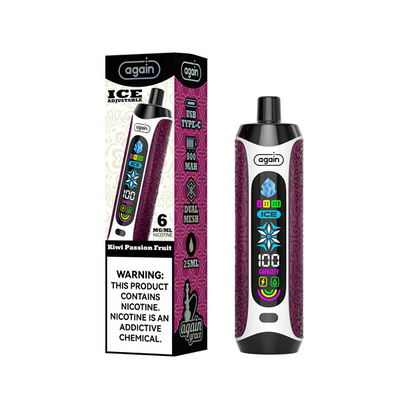 again grace Direct To Lung Vape Ice Control 3 Level and 6 Mg Nicotine Level for Intense Vaping Experience