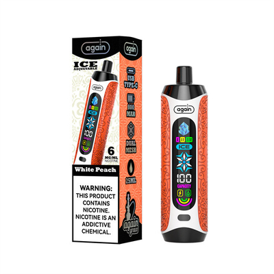 25000 Puff Disposable Vape 800 MAh Battery 0.6 Ohm Resistance and Long-Lasting Battery Life
