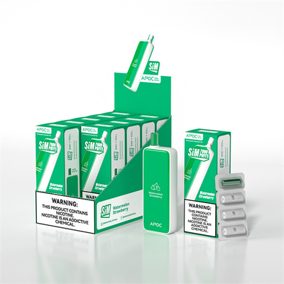 MTL Mouth To Lung Disposable Vape Kit APOC SiM 10 Flavors E Cigarette