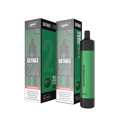 Double Apple 2500 Puff Disposable Vape , DAYMAX Puff Pod Device SGS